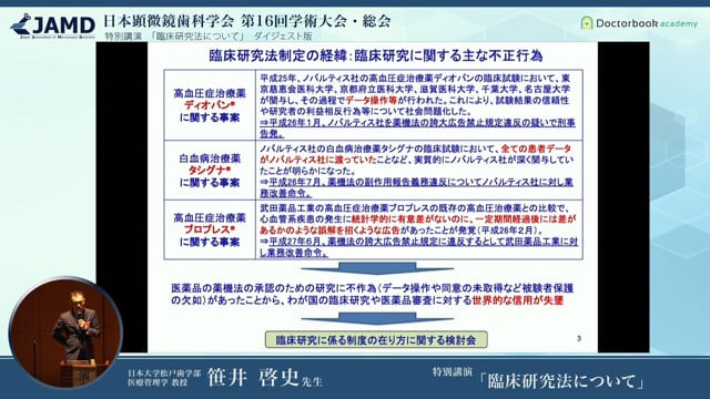 【限定公開】第16回 日本顕微鏡歯科学会 学術大会 特別講演