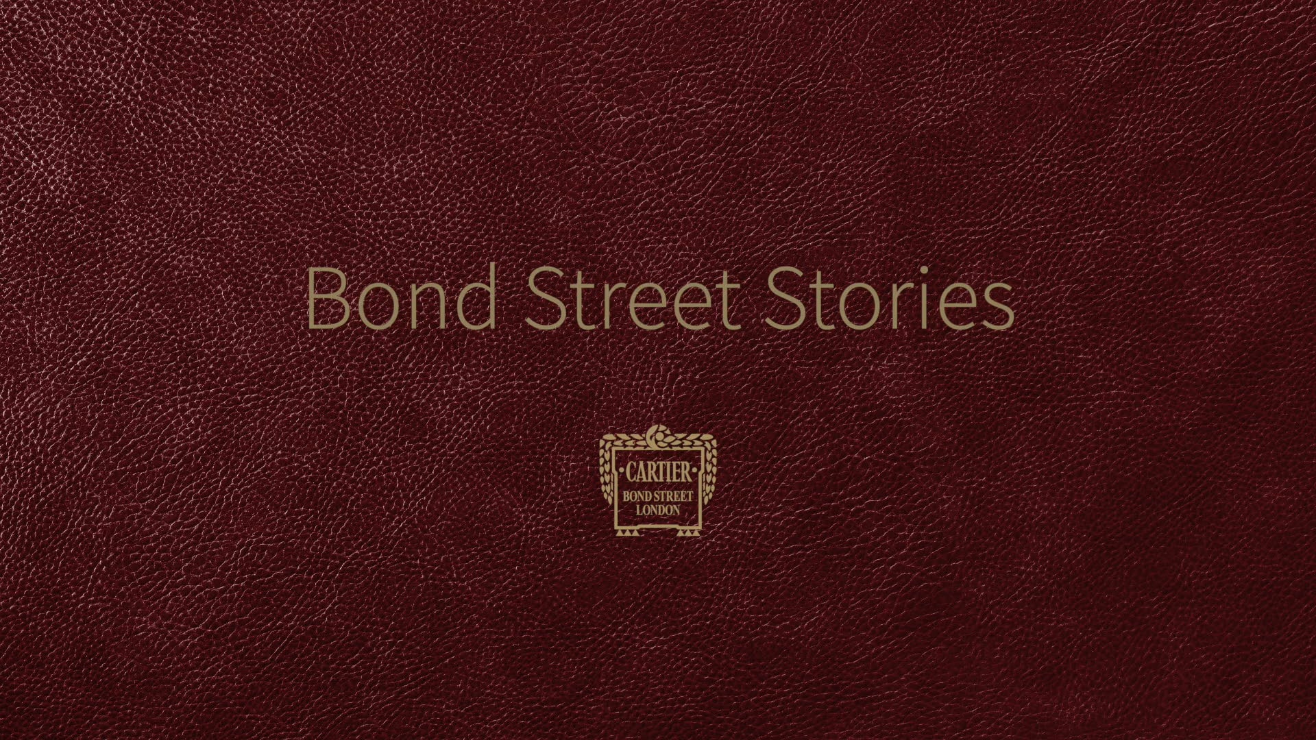 Cartier New Bond Street Induction