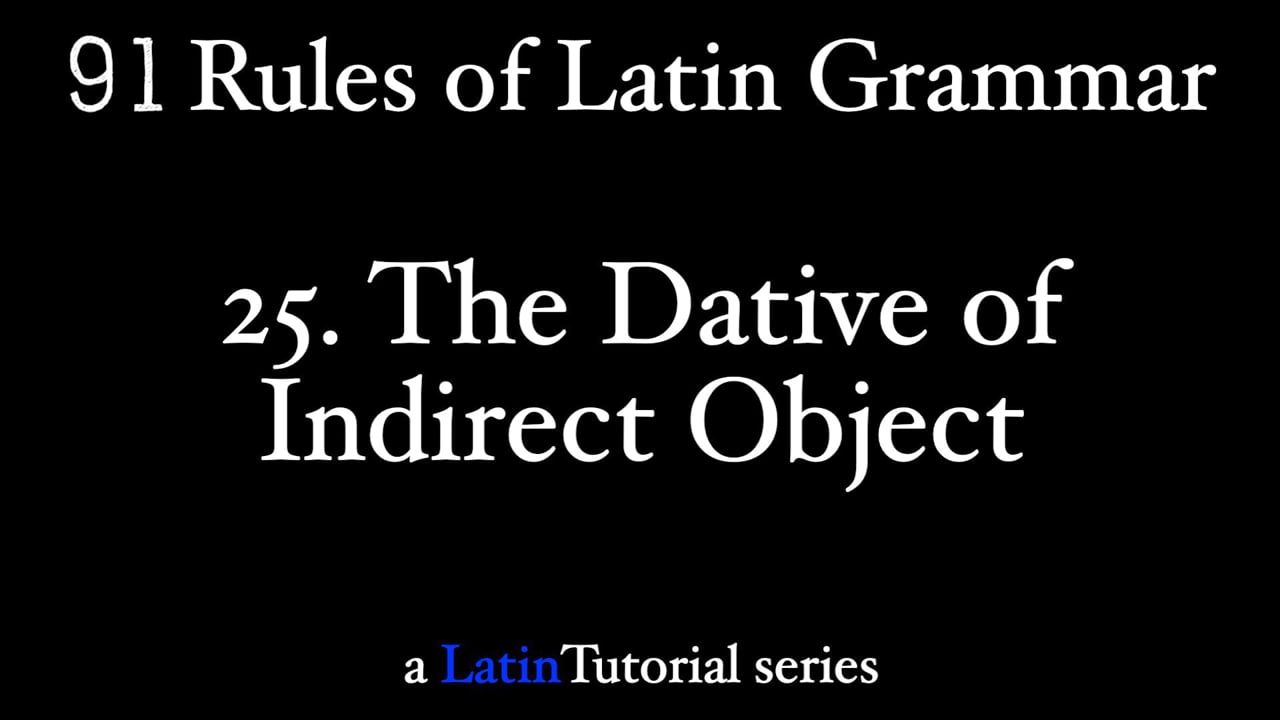 LatinTutorial