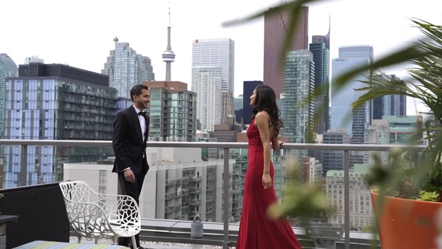 Still from Neha & Jay next day edit by Happy Soul Films, Toronto wedding videographers