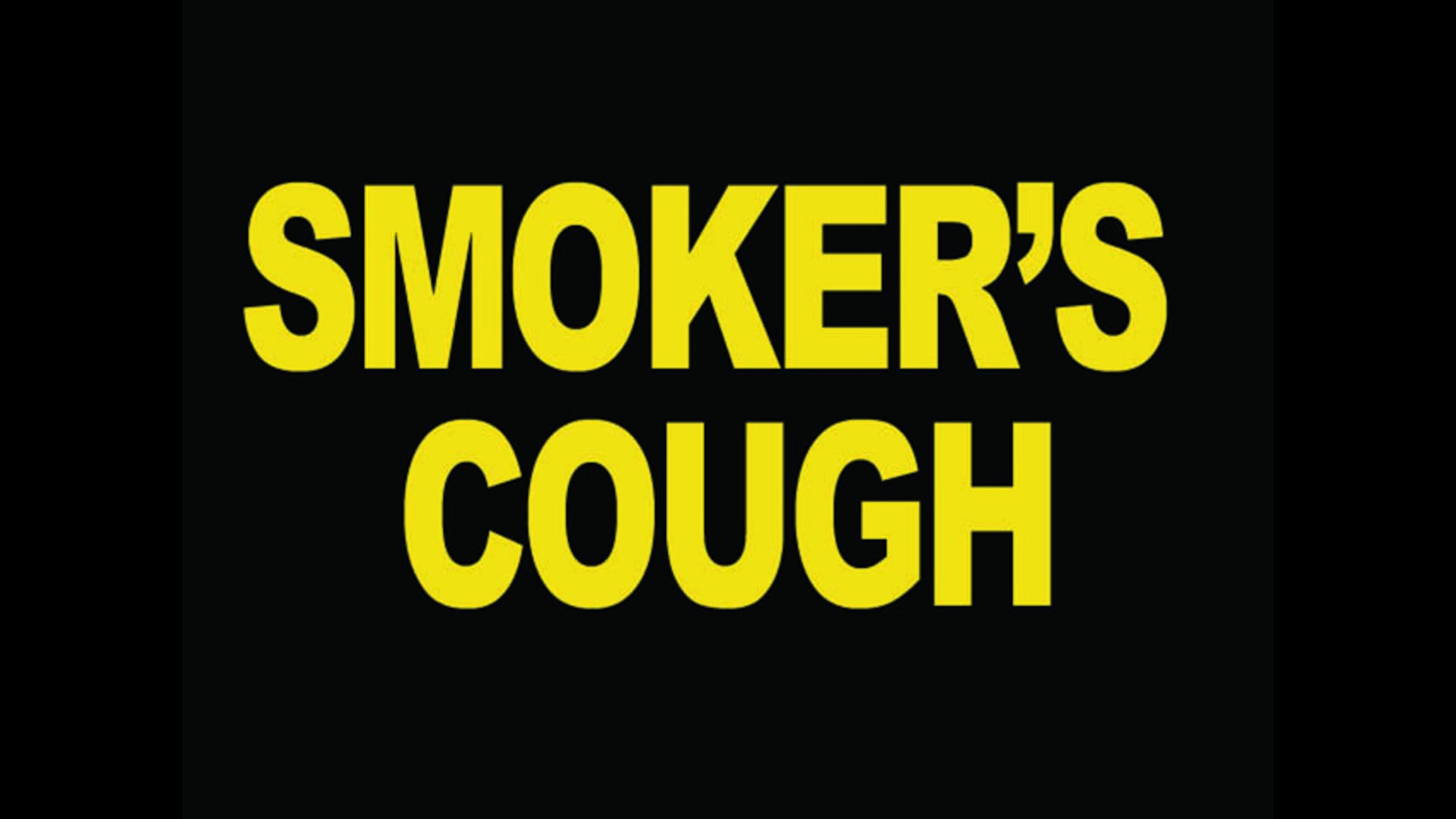 Smoker's Cough