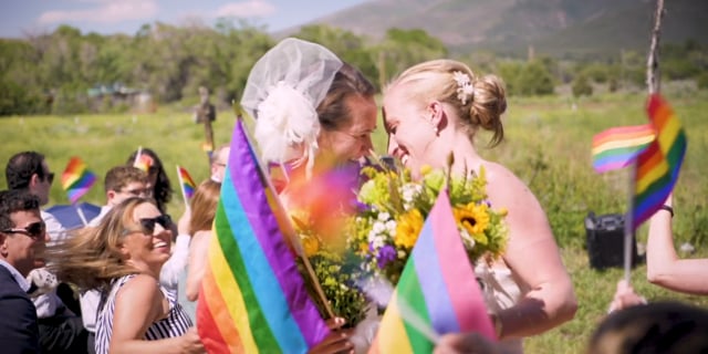 Andrea + Whitney Rainbow Wedding Elopement Highlights Teaser - Taos Goji Ranch + Farm + Lodge - Taos NM - 5 min