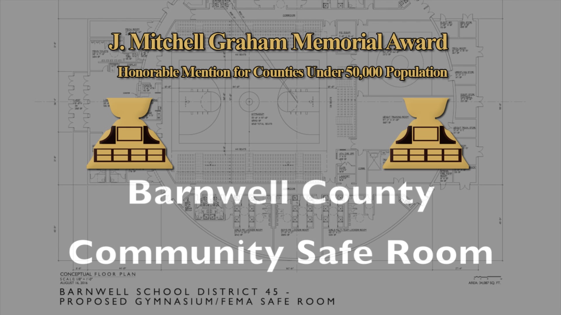 Barnwell High School Gymnasium and Community Safe Room on Vimeo