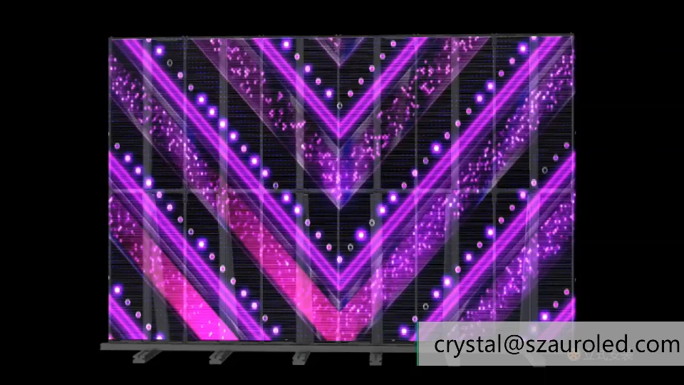 ATR transparent led screen for rental events on Vimeo