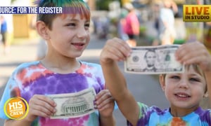 Snow Cone or Cotton Candy? Family Gives $5 Bills in Honor of Father