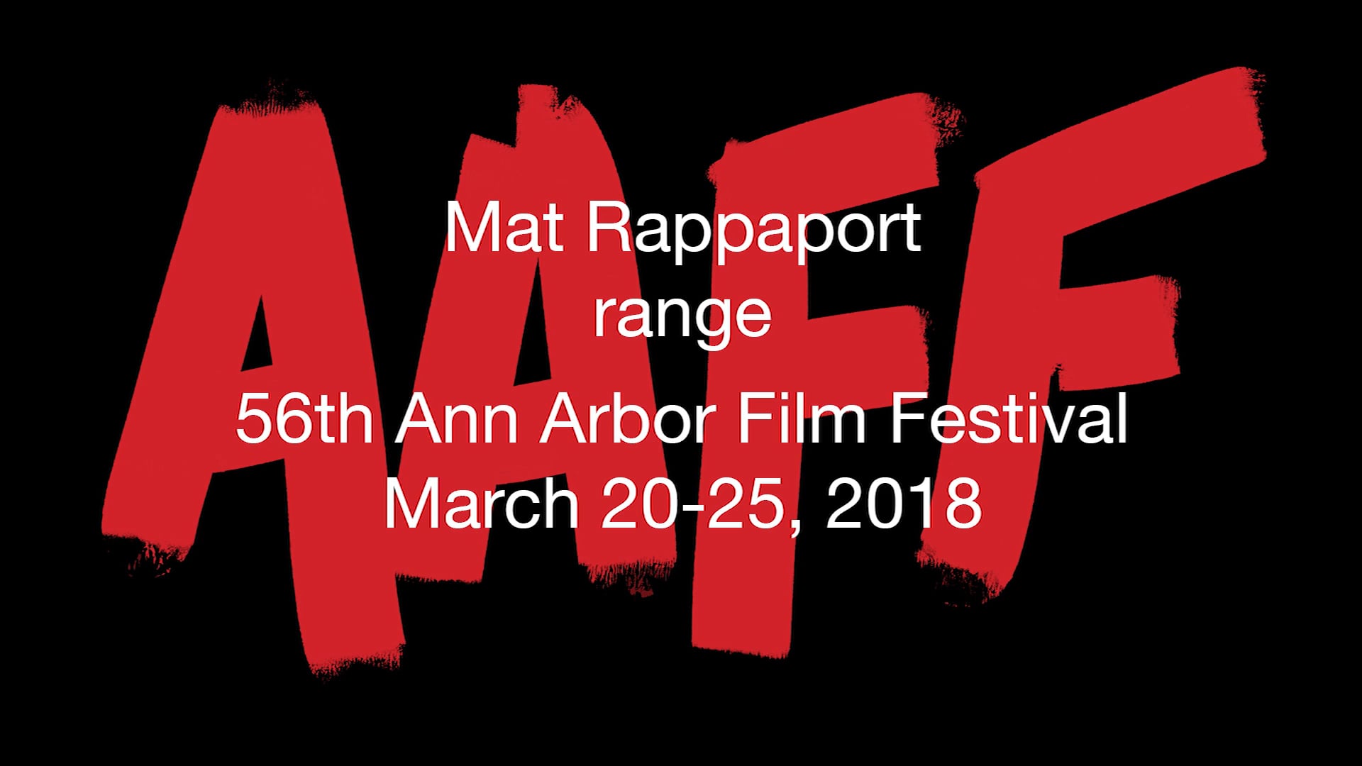 56AAFF: Mat Rappaport