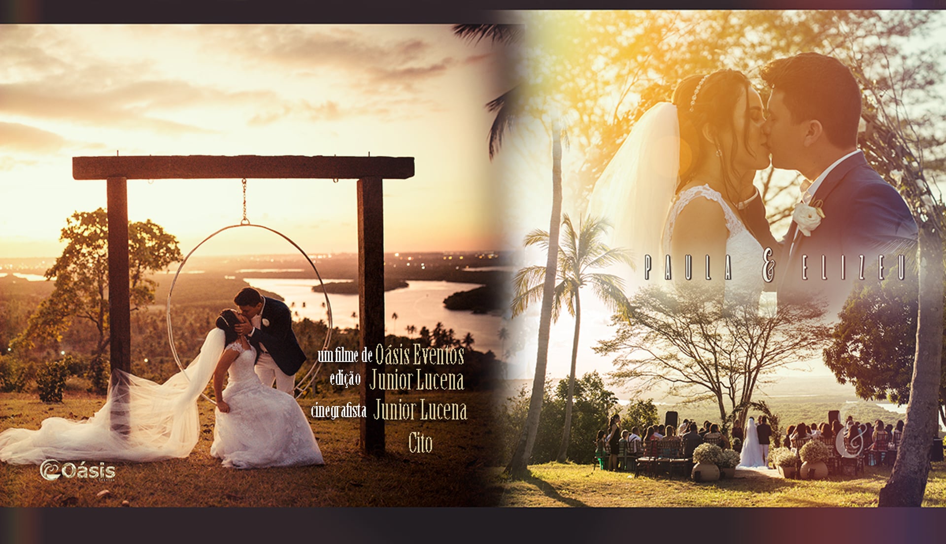 Vídeos do Casamento de Paula & Elizeu | Recanto das Sucupiras - Nova Cruz PE