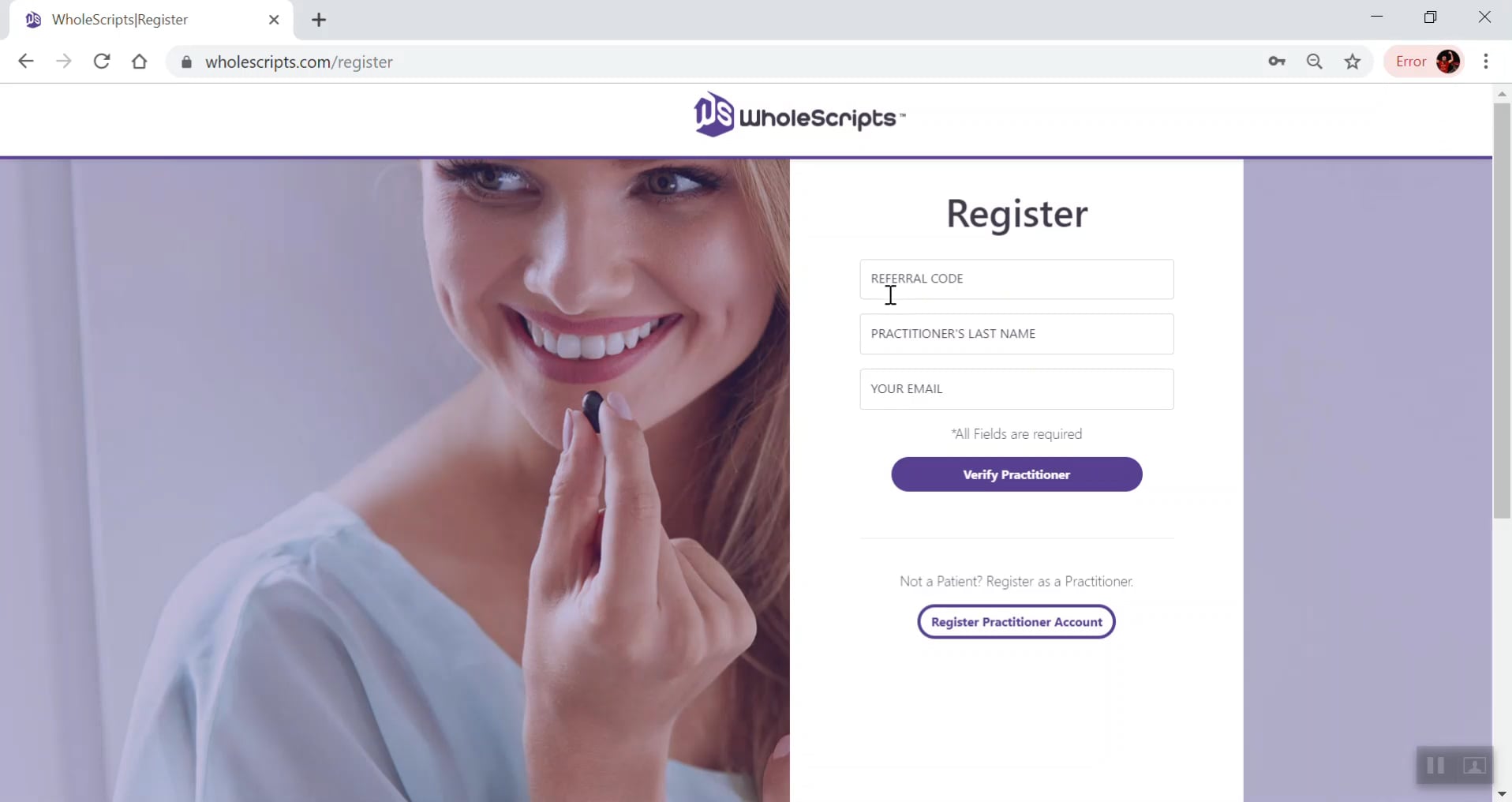 WholeScripts Patient Login Tutorial on Vimeo