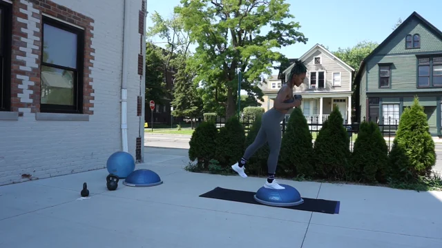 Bosu ball best sale kettlebell exercises