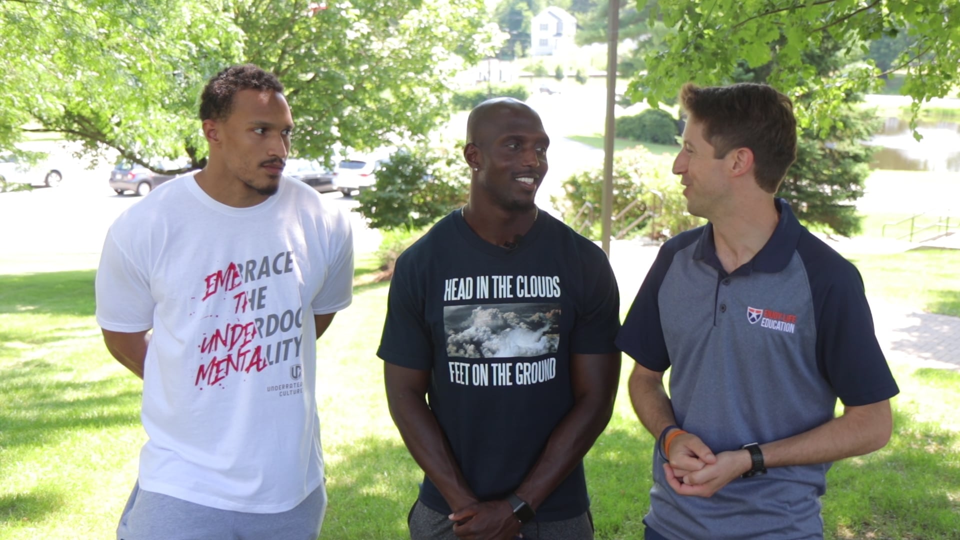 The New England Patriots Visit the Leadership Academy