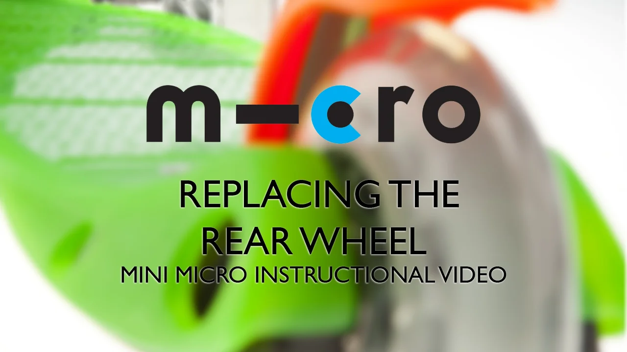 Replacing the Mini Micro Back Wheel 