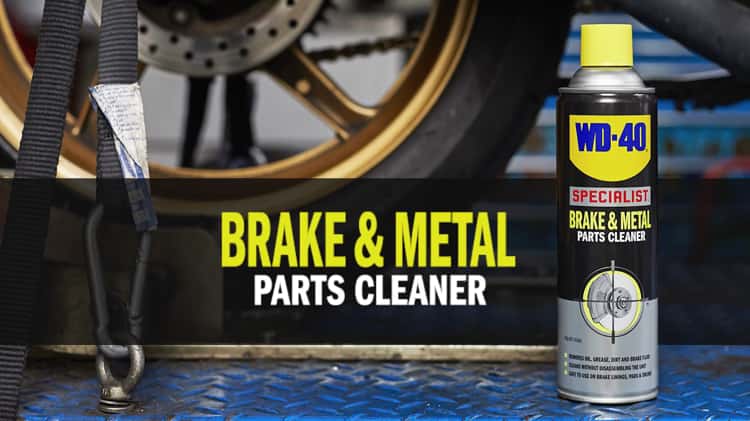 How to use WD-40 SPECIALIST Brake and Metal Parts Cleaner on Vimeo