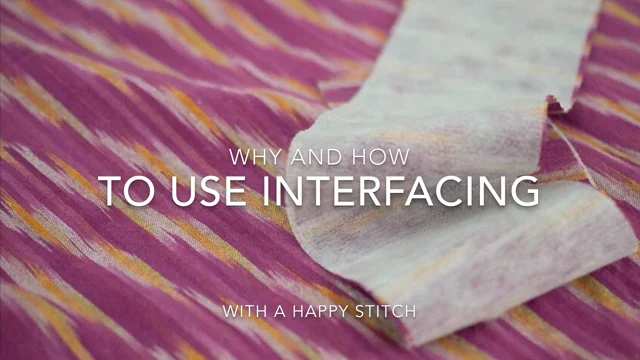 How To Use Fusible Interfacing (Video + Tips And Tricks)