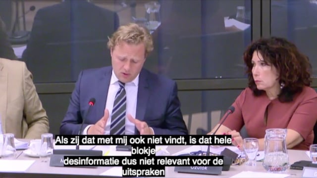 Debat, Desinformatie [29 juni '19]