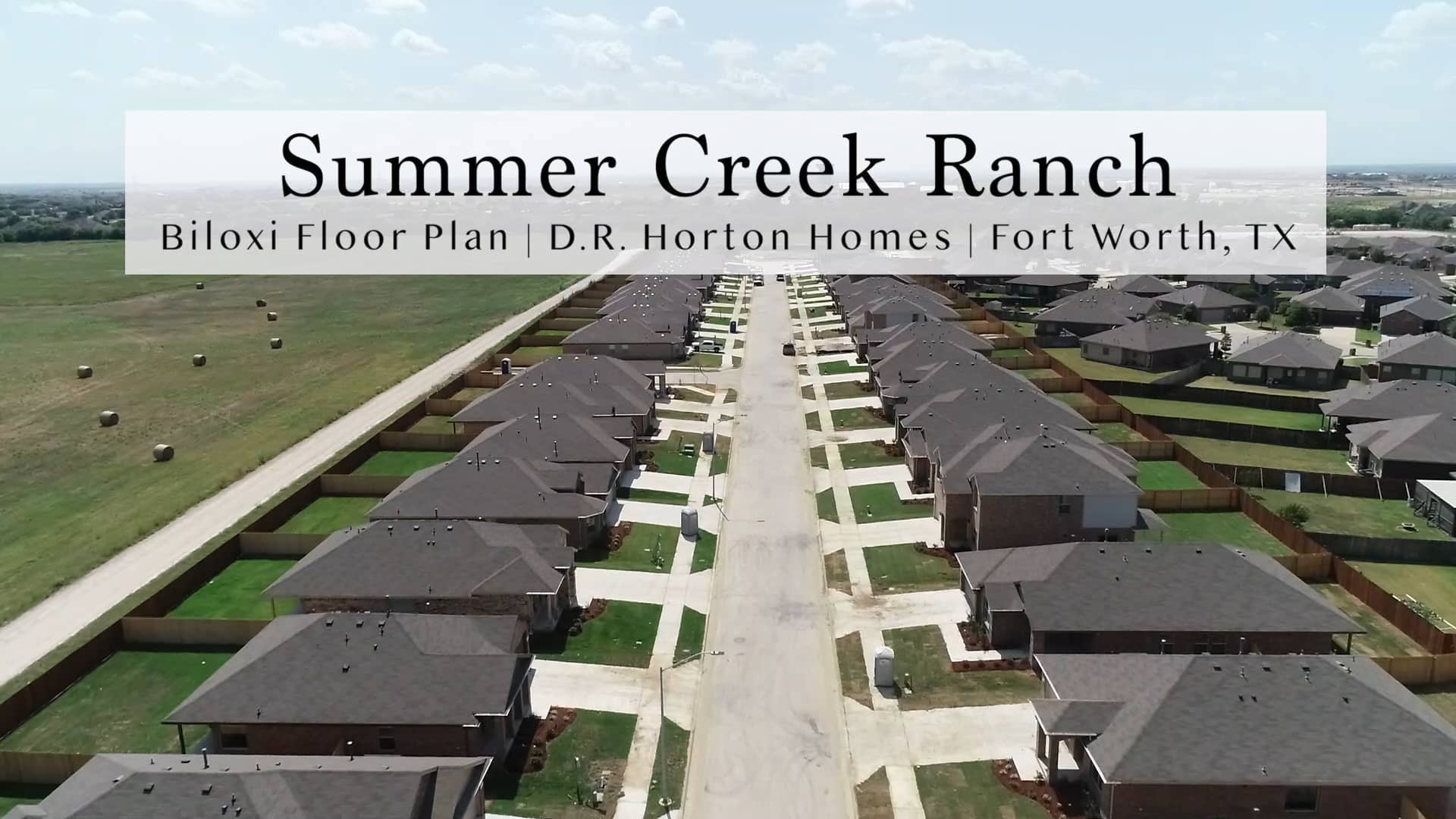 D.R. Horton Homes Summer Creek Ranch (Biloxi Floorplan) Fort Worth