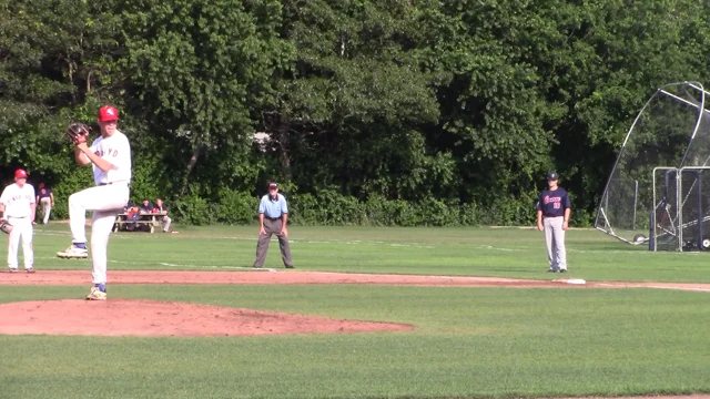 First-round draft pick Aaron Sabato concentrates on contact as he