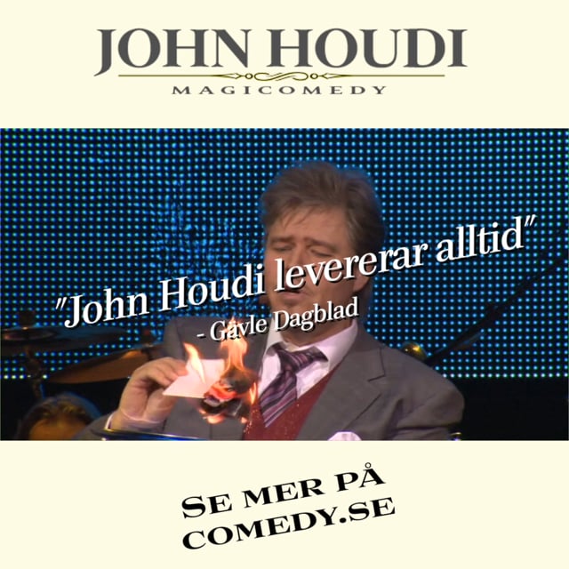 Professionell konferencier och underhållare - John Houdi * MagiComedy