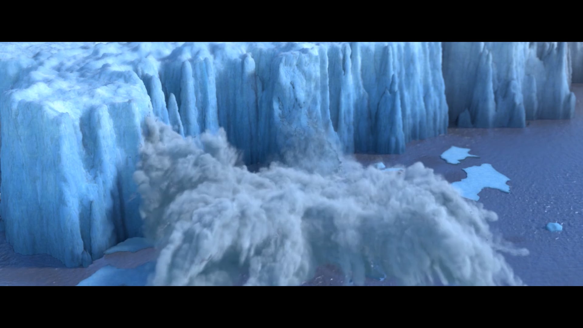Icy Splash - Houdini, Rigid body and Flip interaction