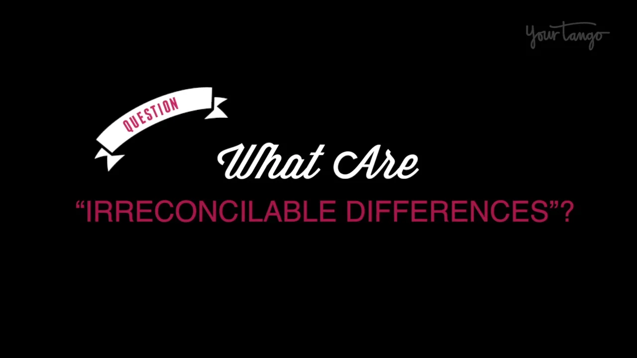 Irreconcilable Differences Definition