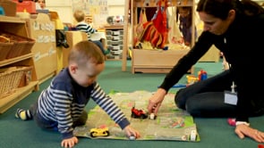 Jack plays with cars thumbnail