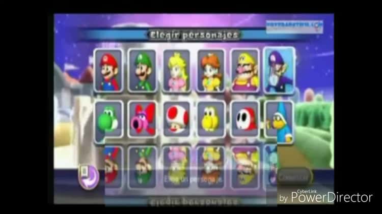 mario party 9 personajes wii