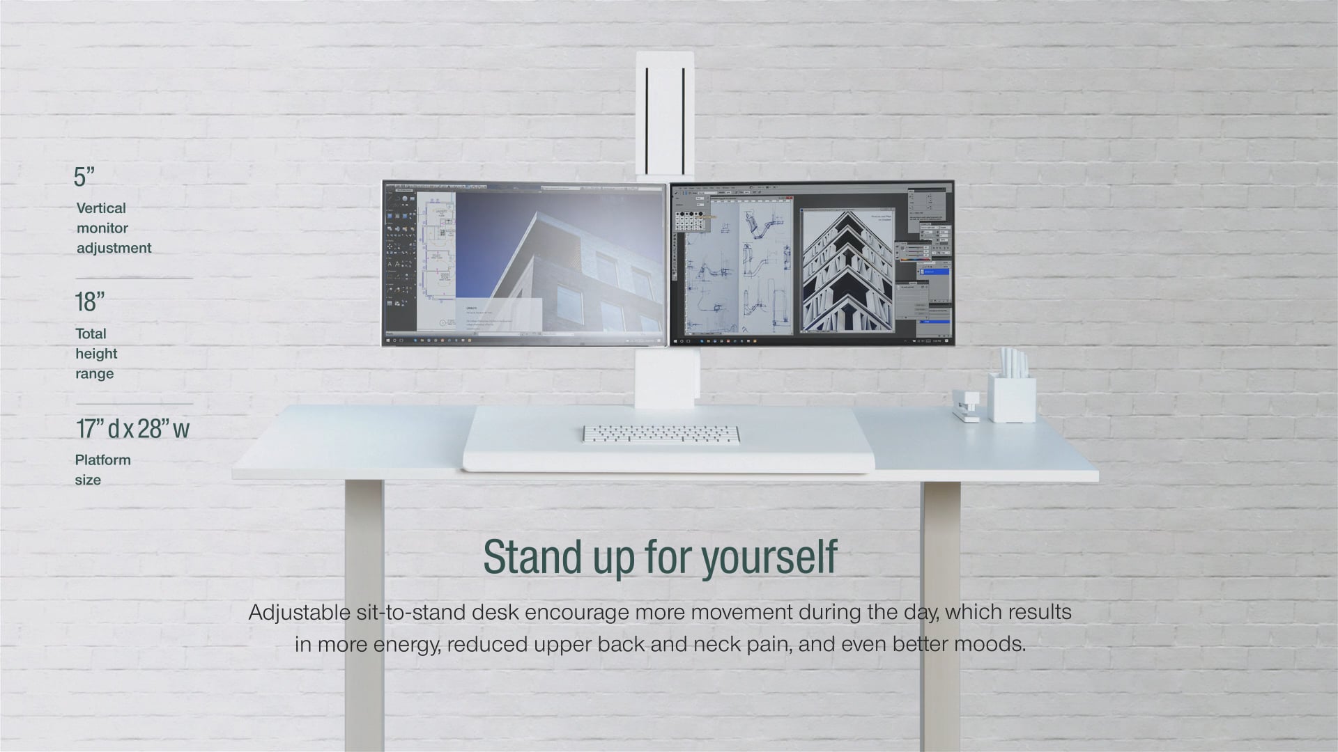 Humanscale Quickstand Eco Standing Desks