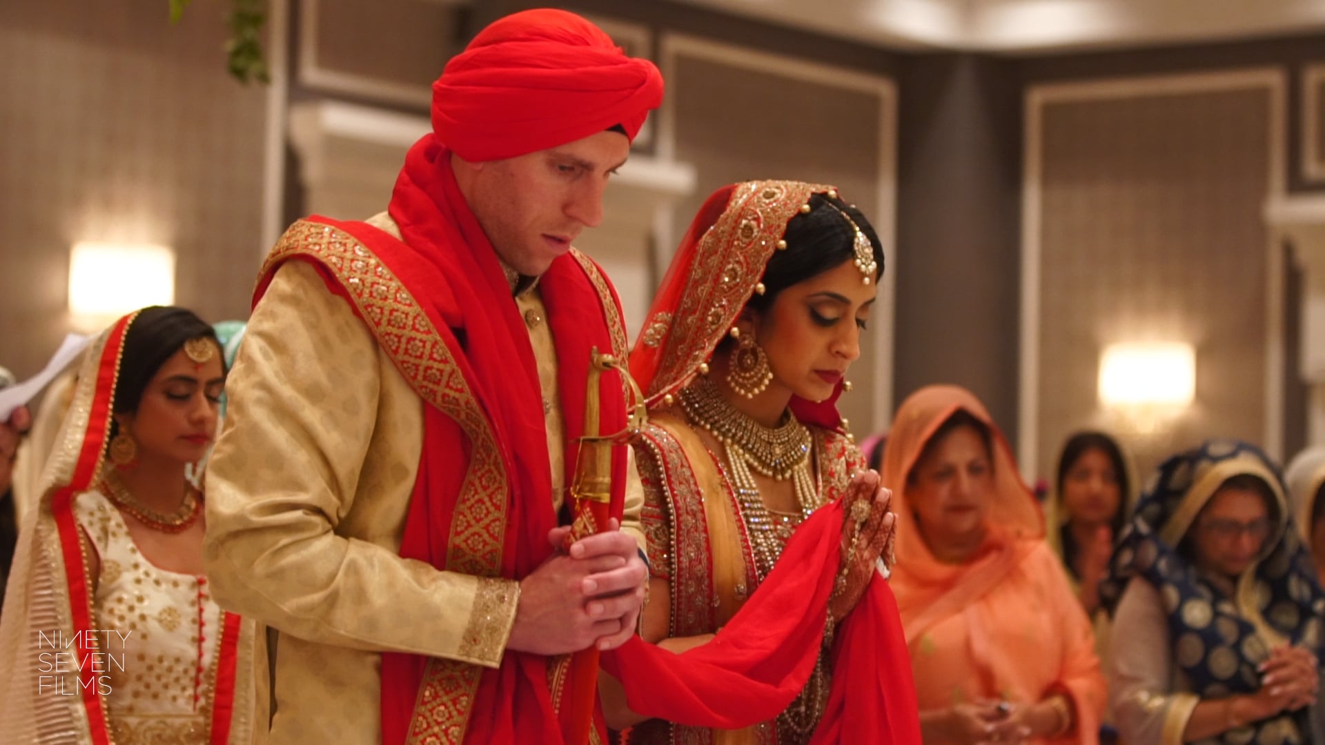 The Dearborn Inn Sikh & Jewish Wedding | Shaziah + Peter Same Day Film