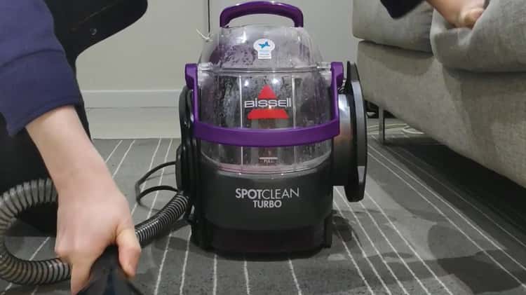 Bissell SpotClean Turbo Carpet Shampooer on Vimeo