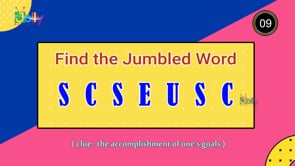 Find the Jumbled Words | Fill in the missing letters
