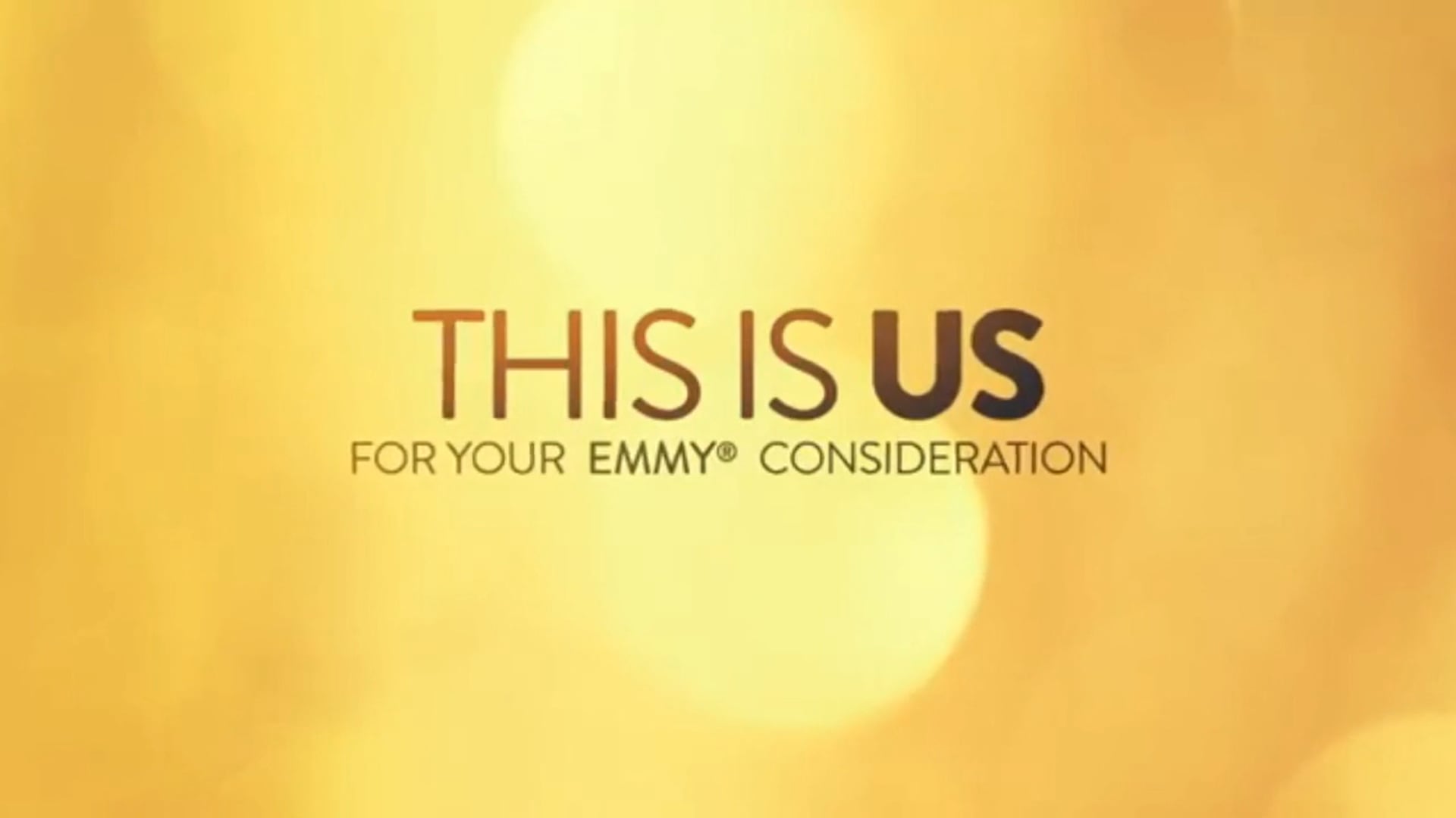 This Is Us: For Your Emmy Consideration
