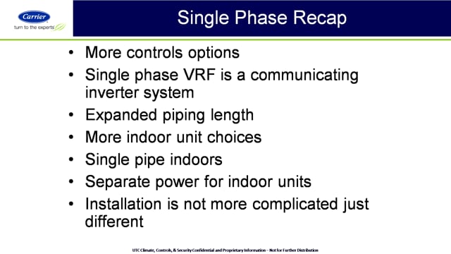 Single Phase VRF Recap (25 of 43)