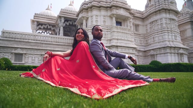 Still from Dipak & Sangeeta next day edit by Happy Soul Films, Toronto wedding videographers