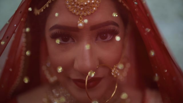 Still from Atif & Tani next day edit by Happy Soul Films, Toronto wedding videographers