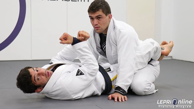 Cross Collar Choke From Closed Guard / When Opponent Defends