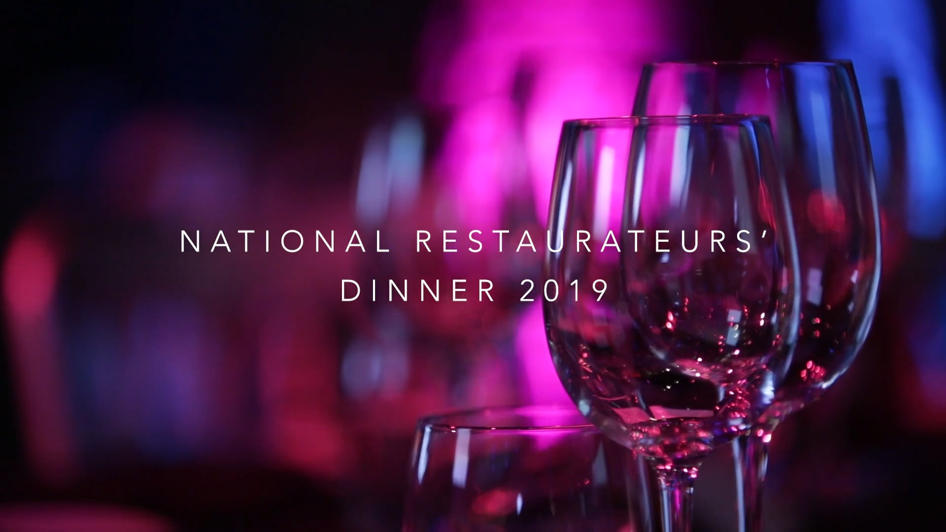 National Restaurateurs' Dinner 2019 | Highlight Video | Canon 5D