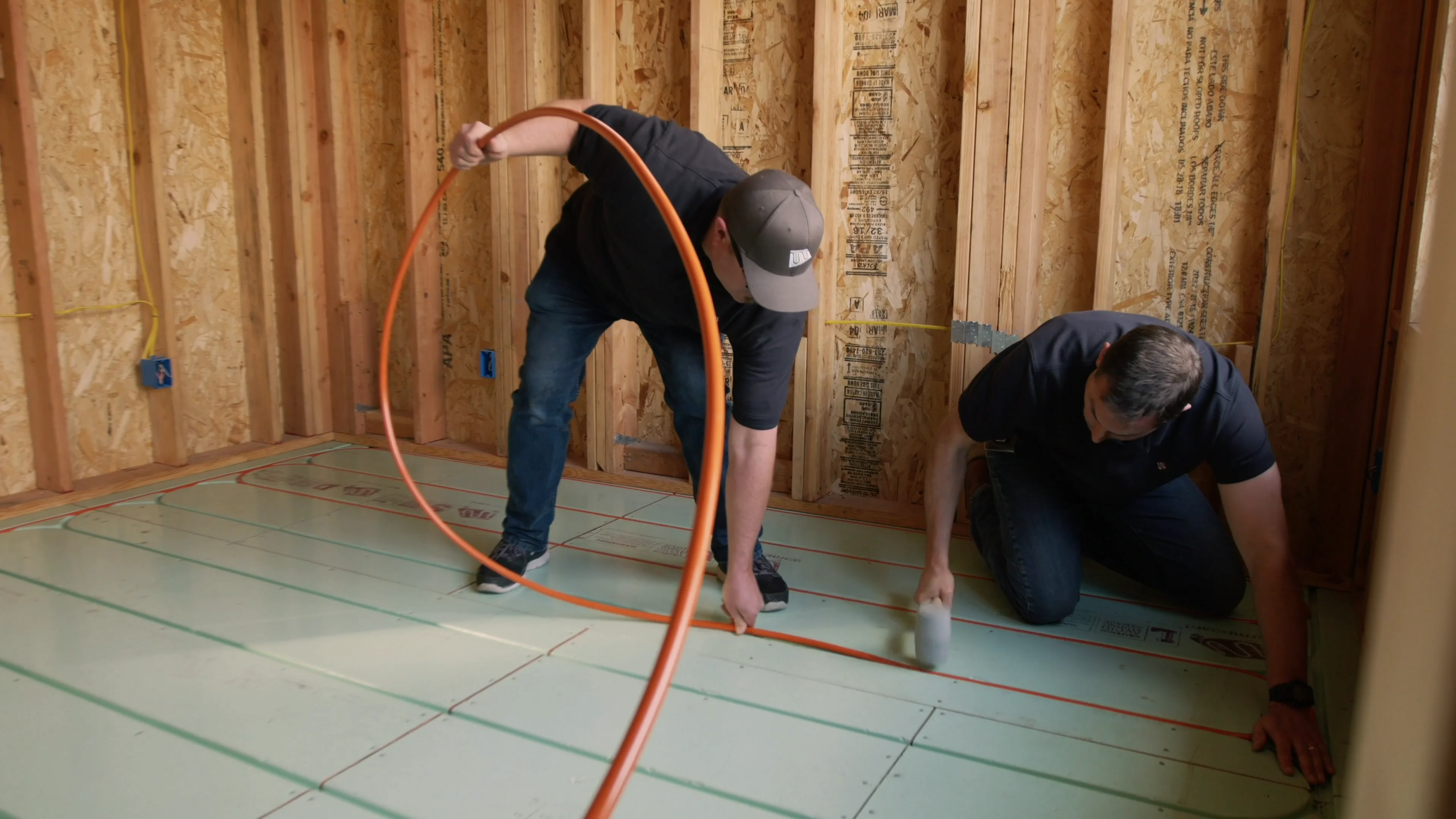 Warmboard - Tubing and Manifolds Installation on Vimeo