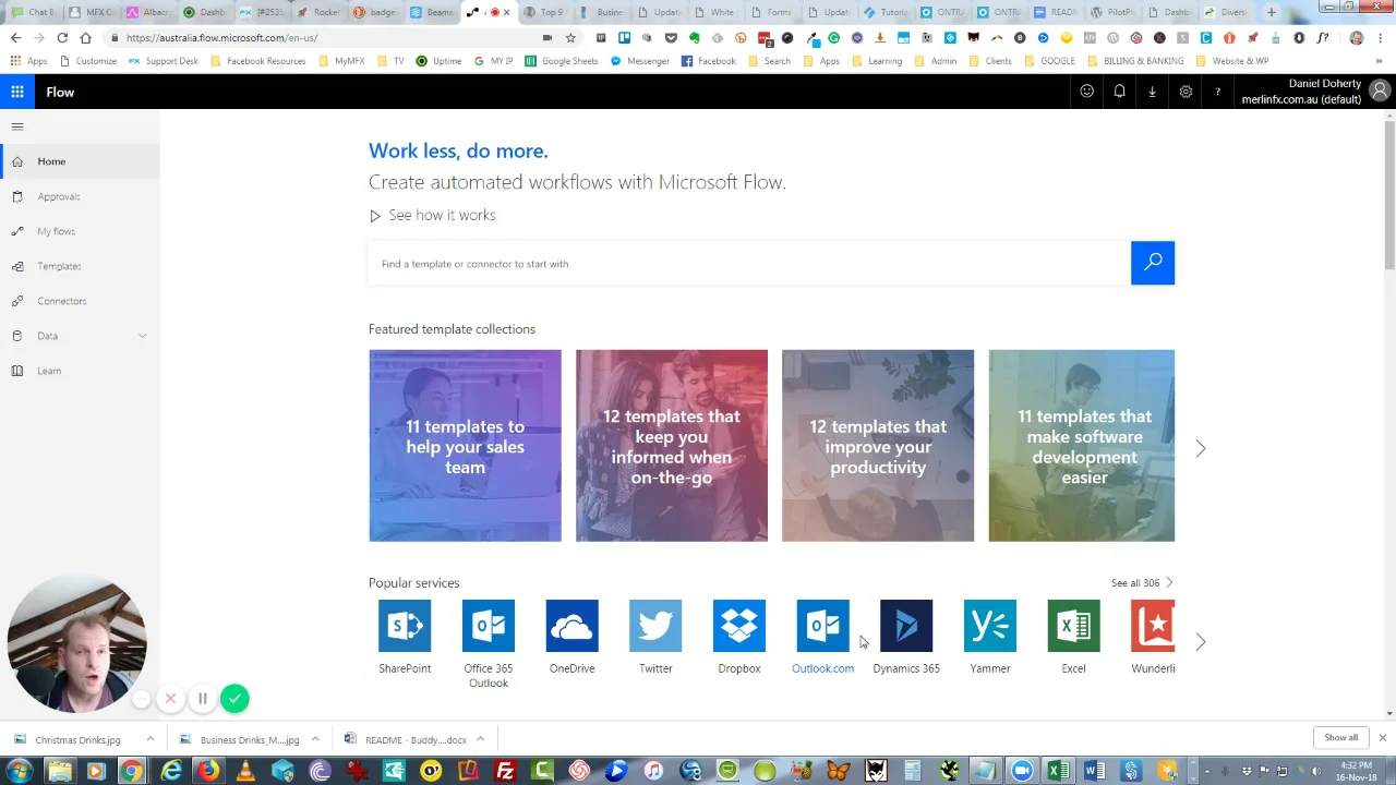Automate processes + tasks _ Microsoft Flow on Vimeo