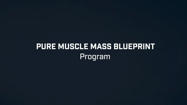 Muscle discount mass program