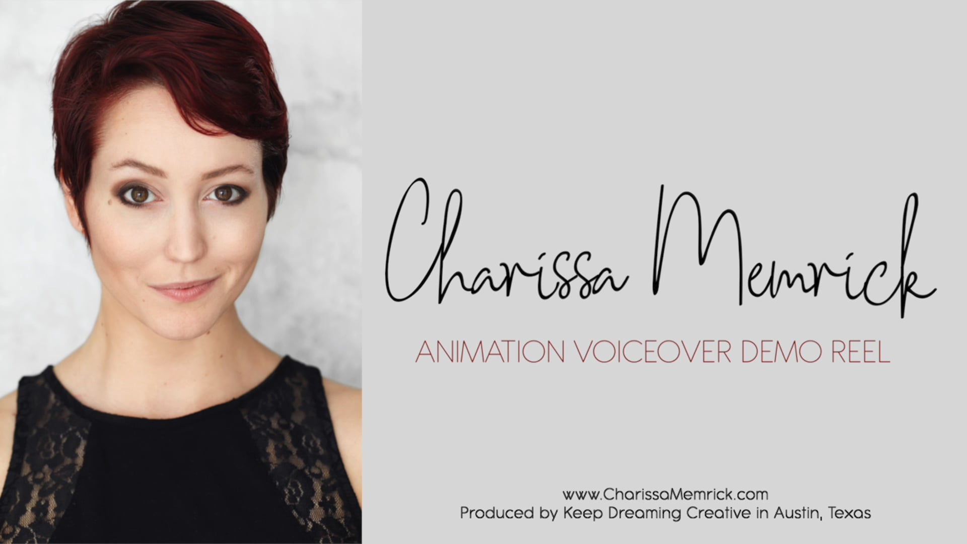 Charissa Memrick - Animation Voiceover Demo Reel