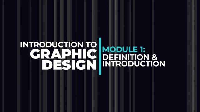 Module 01: Definition and Introduction - Video Thumbnail