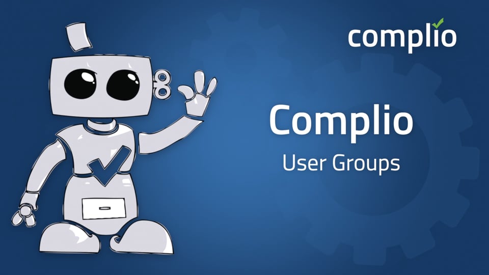 Complio User Groups