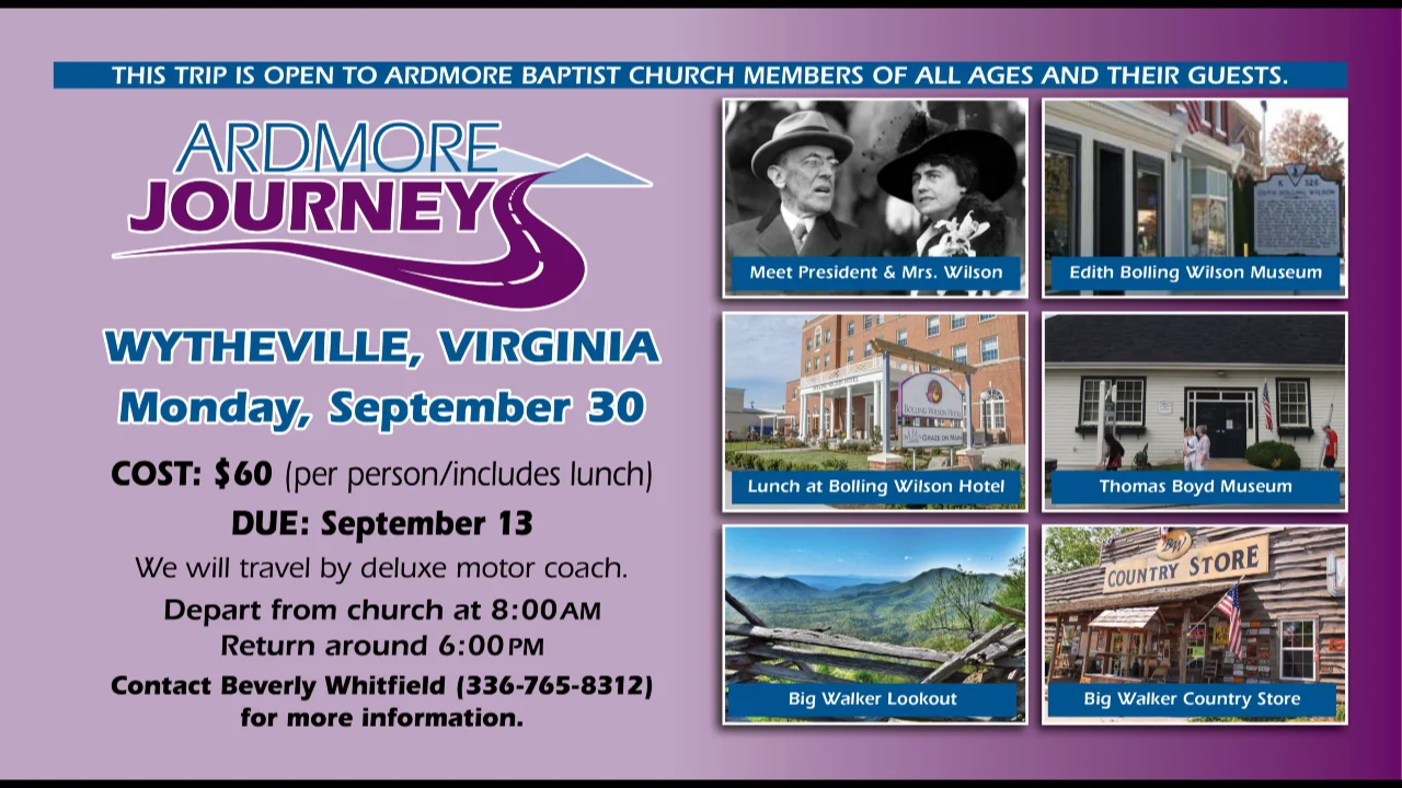 Ardmore Notices 082519 on Vimeo