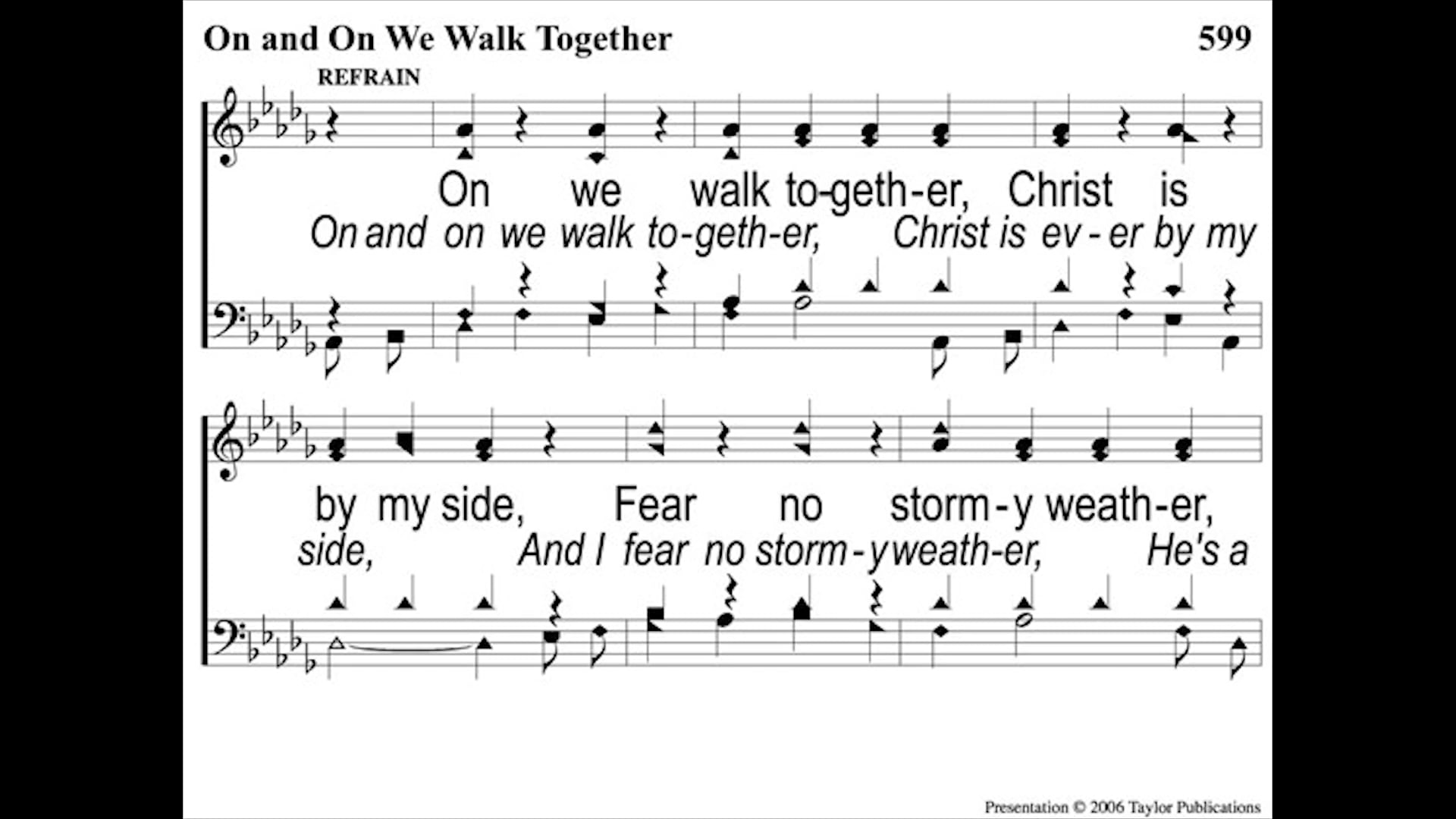 On and On We Walk Together - Music and Slides on Vimeo