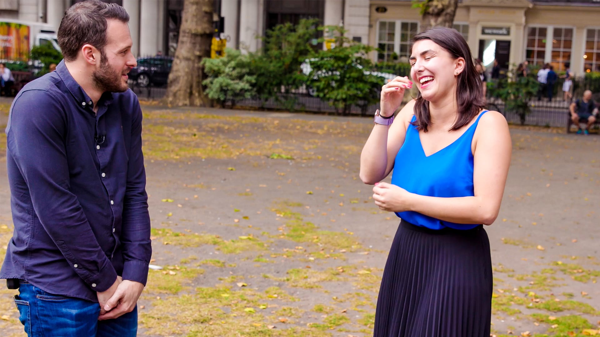 Hypnotist Goes Naked in London Park...