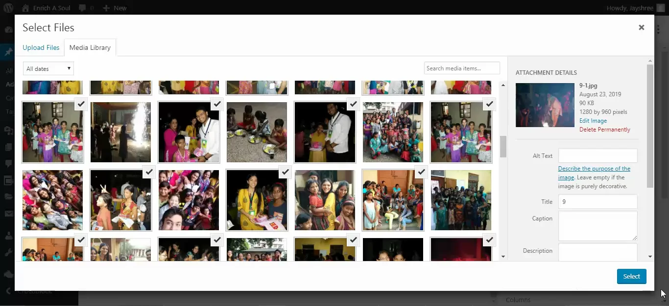Creating Gallery Post on Vimeo