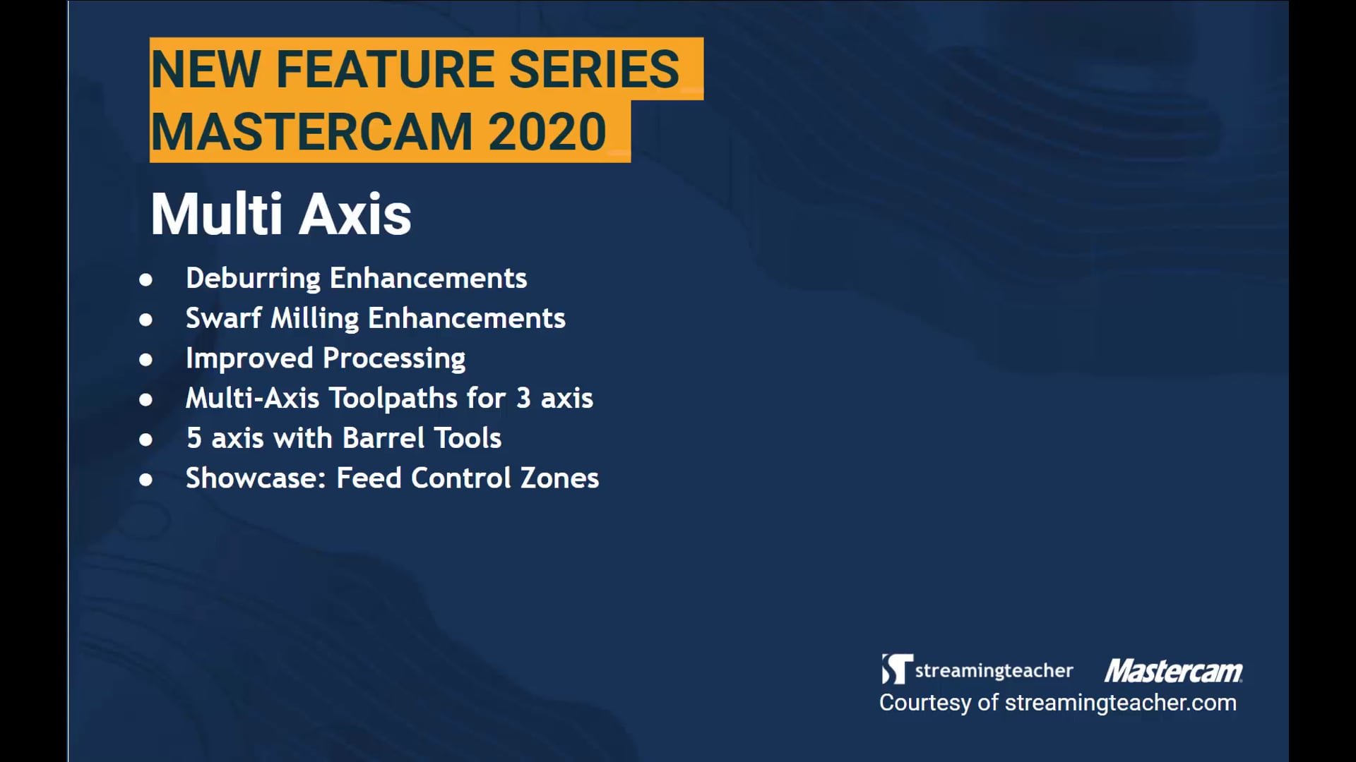 2020 New Feature Series - Multi Axis
