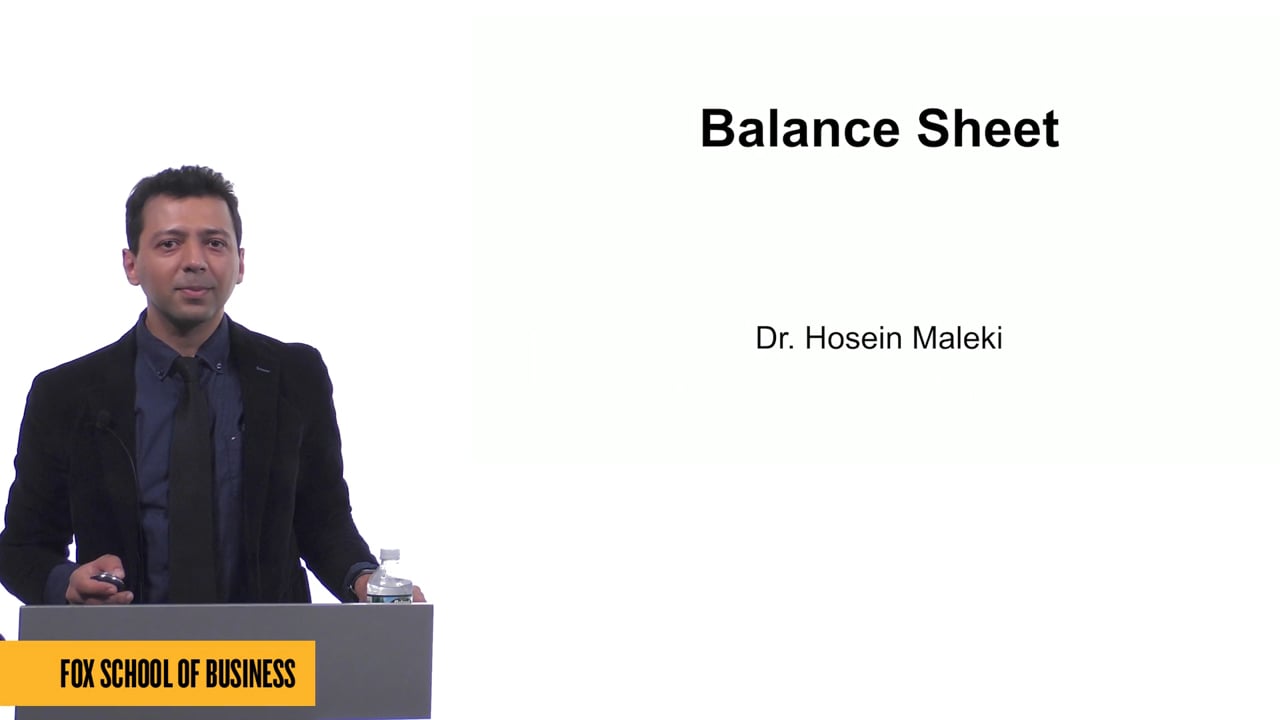 Balance Sheet