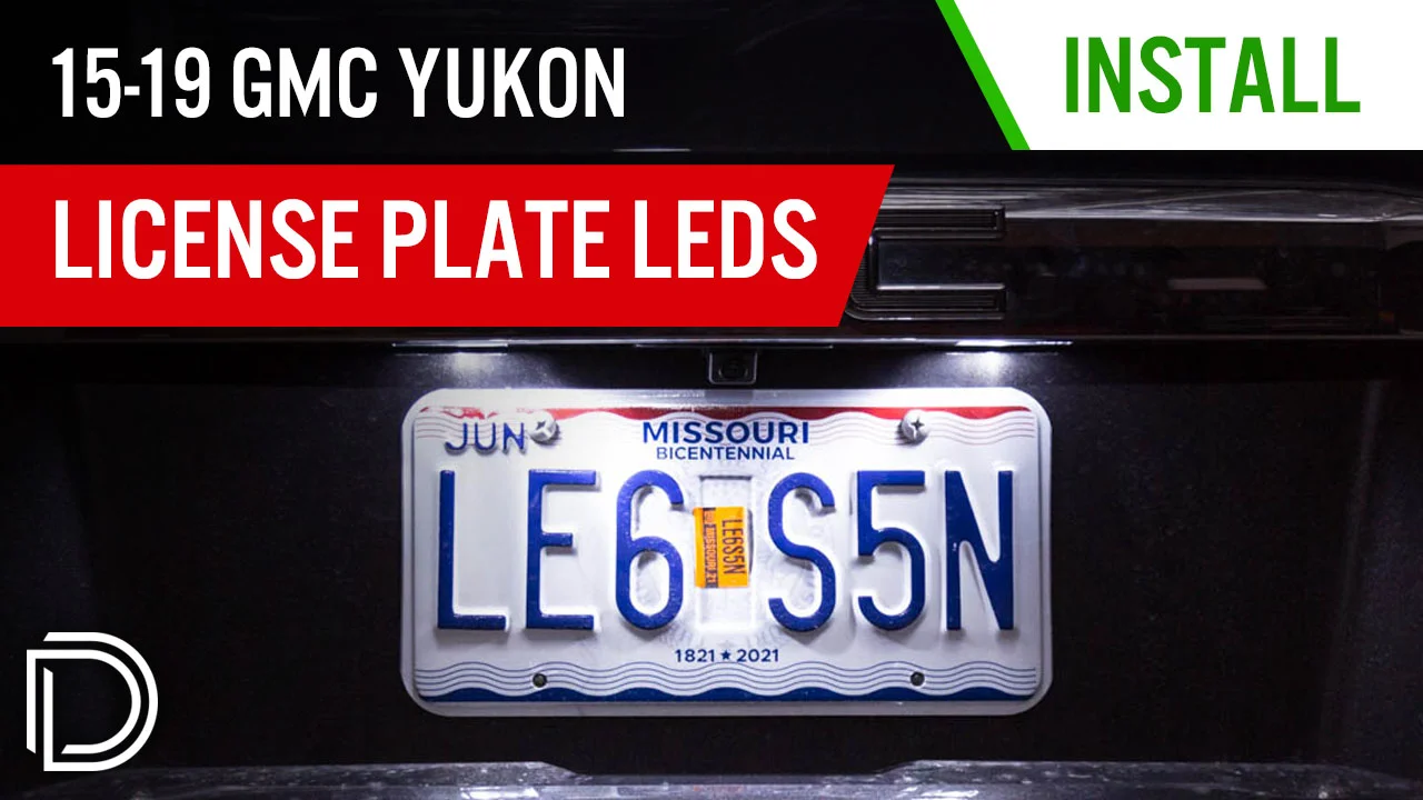 How to Install 2015-2019 GMC Yukon License Plate LEDs
