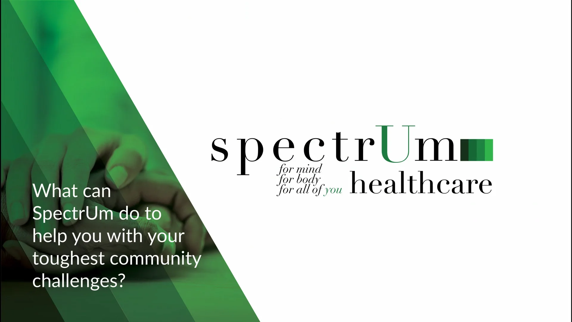 Spectrum Healthcare on Vimeo