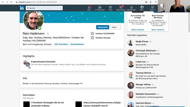 LinkedIn Profil Check